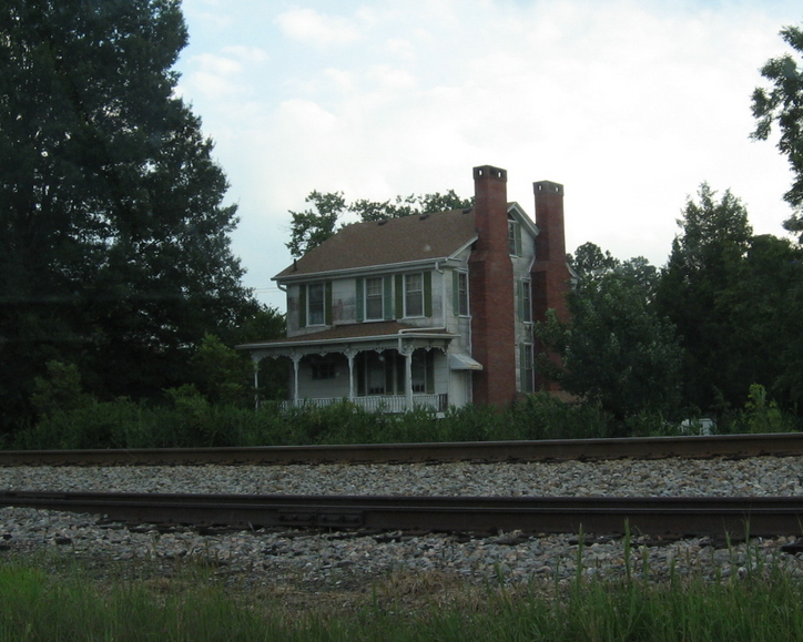 Windsor, VA: Old House by the Railroad