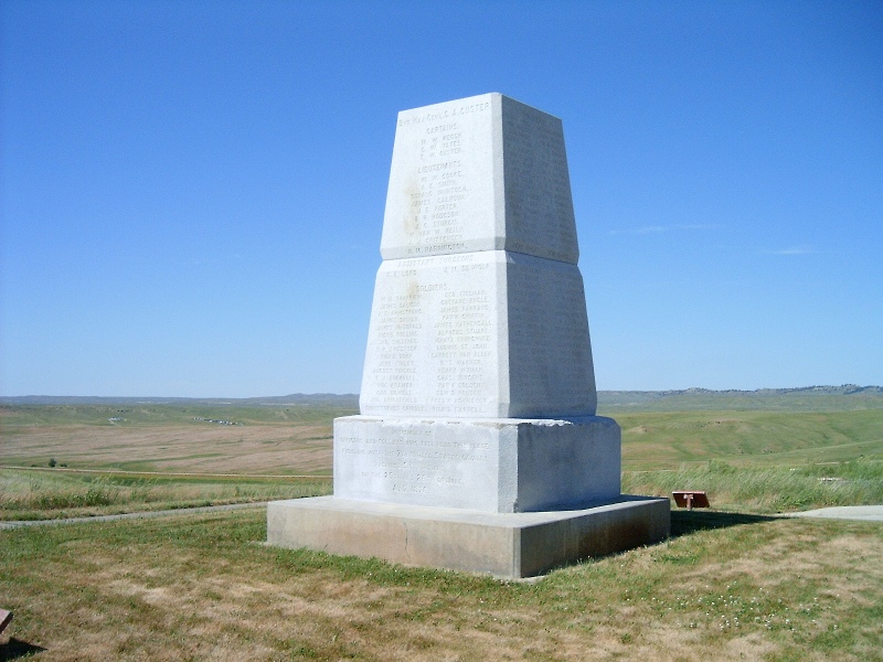 Crow Agency, MT: Crow Agency, Montana: Little Bighorn National Battlefield: 7th Cavalry Monument