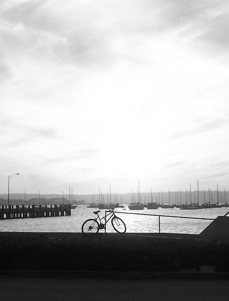 San Diego, CA: Bike at a Marina in San Diego