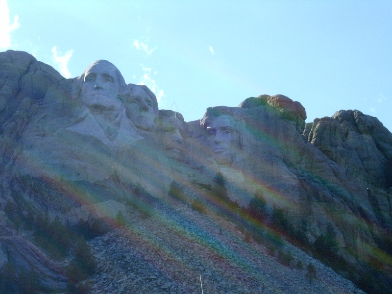 Keystone, SD: Keystone, South Dakota: Mount Rushmore National Memorial: Sculptures of Presidents George Washington, Thomas Jefferson, Theodore Roosevelt and Abraham Lincoln