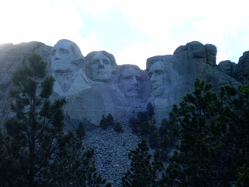 Keystone, SD: Keystone, South Dakota: Mount Rushmore National Memorial: Sculptures of Presidents George Washington, Thomas Jefferson, Theodore Roosevelt and Abraham Lincoln