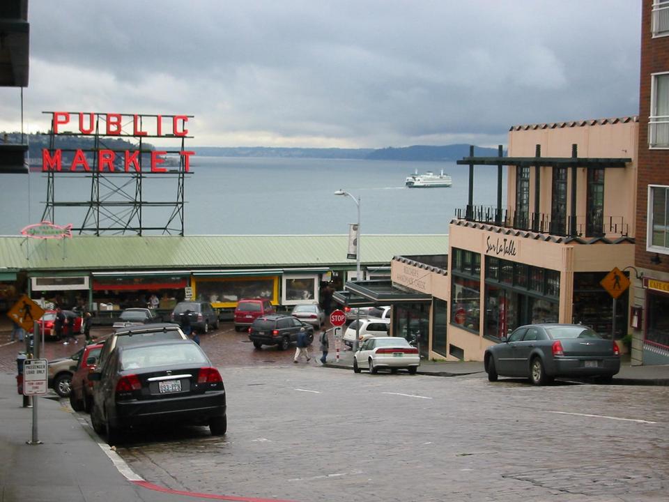 Seattle, WA: Public Market sign