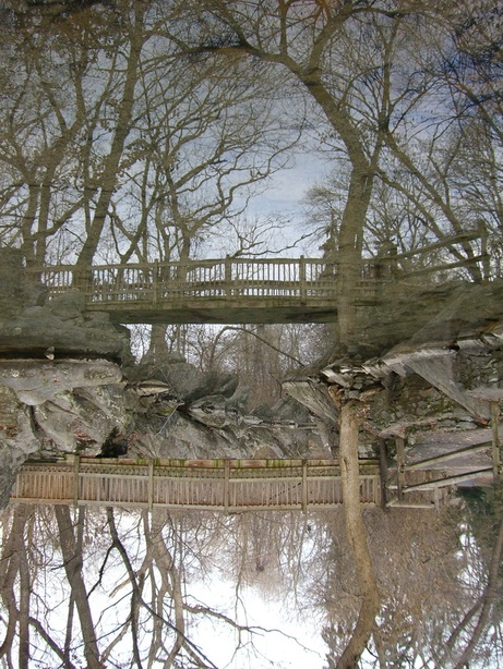 , MD: Hagerstown City Park in the winter.