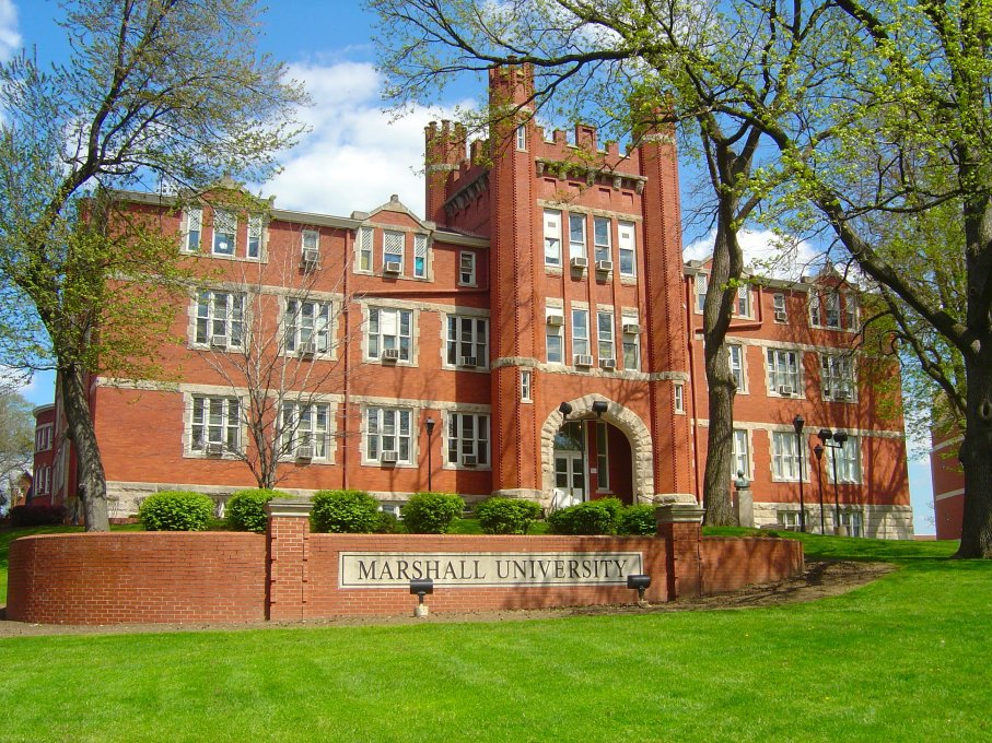 Huntington, WV: Old Main Building at Marshall University