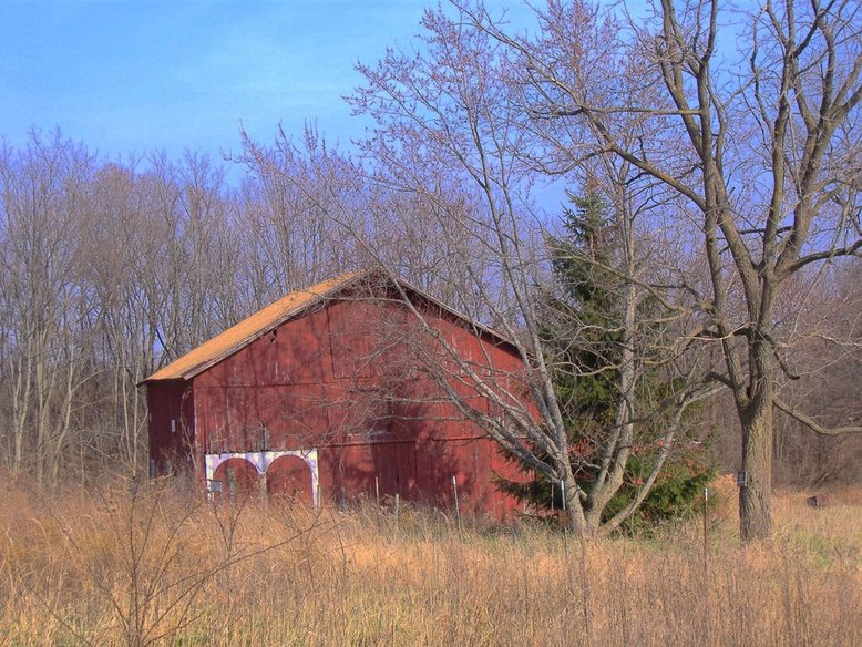 Kendallville, IN Old Barn in Autumn, just outside the city of