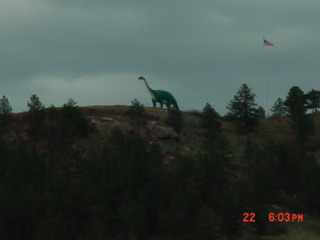 Rapid City, SD: DINOSAR HILL, RAPID CITY, DIVIDES EAST AND WEST OF CITY