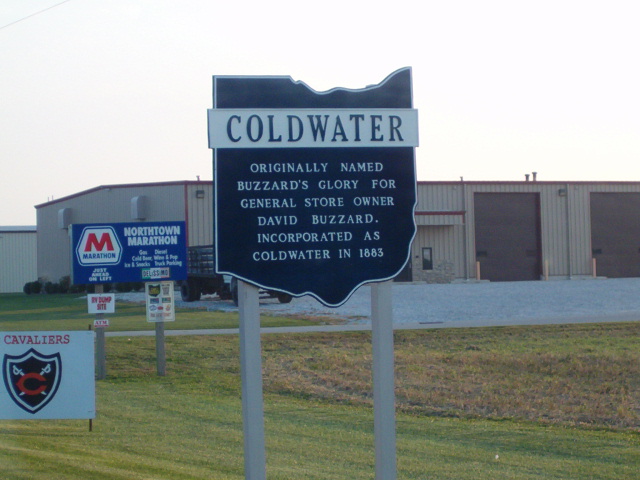 Coldwater, OH: Welcome Sign into Coldwater Ohio