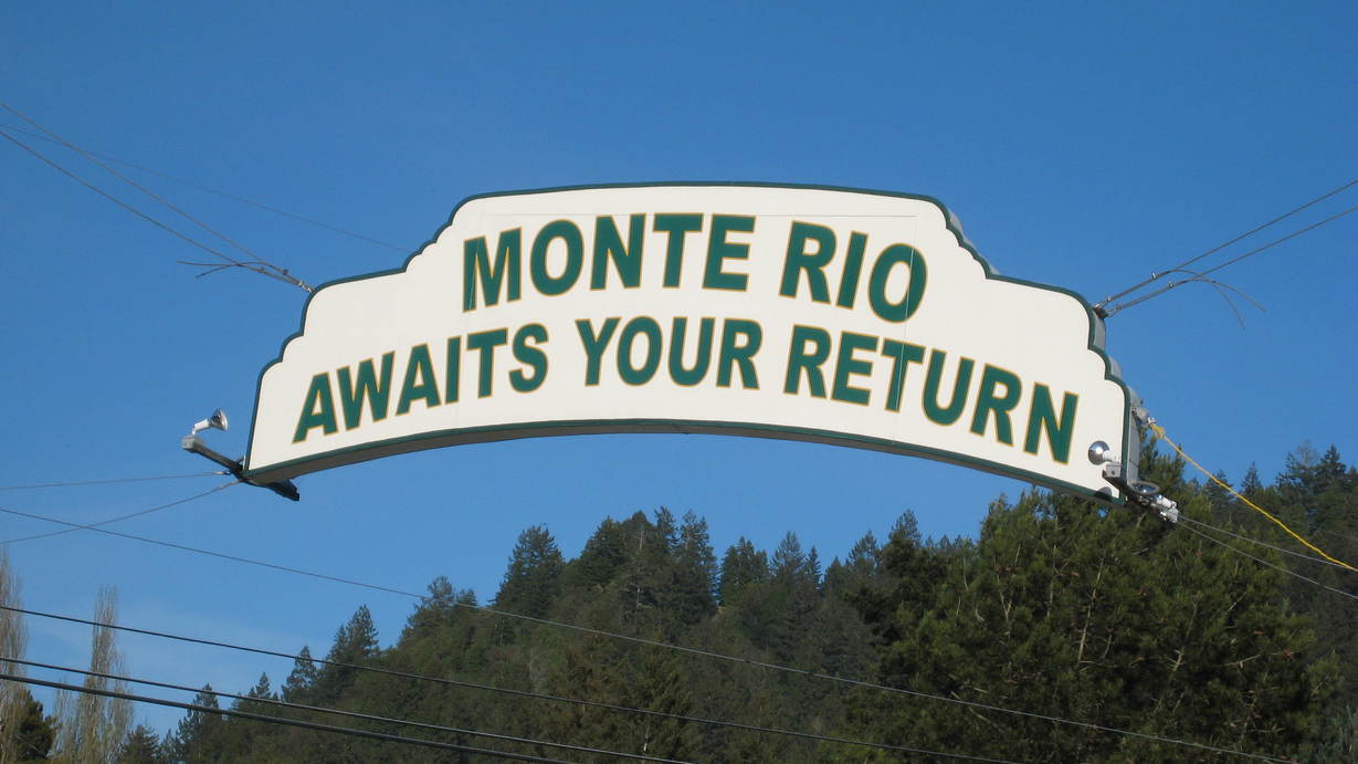 Monte Rio, CA Leaving Monte Rio, California photo, picture, image