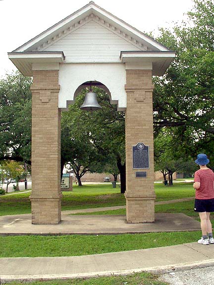 Kyle, TX: Memorial to John Bunton, fought at the battle of San Jacinto