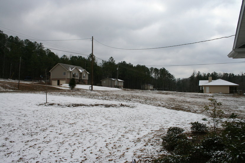 Odenville, AL: Rare snow