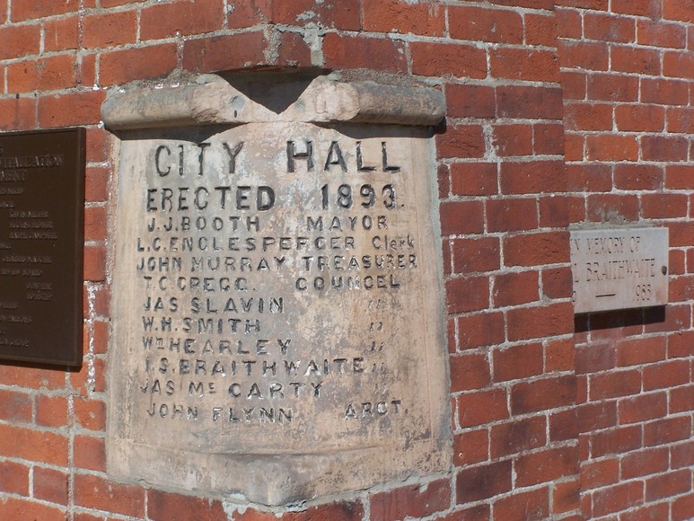 West Jefferson, OH City Hall Historic Cornerstone, West Jefferson