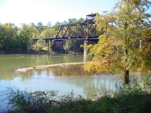 Lumber City, GA: bridge in lumber city