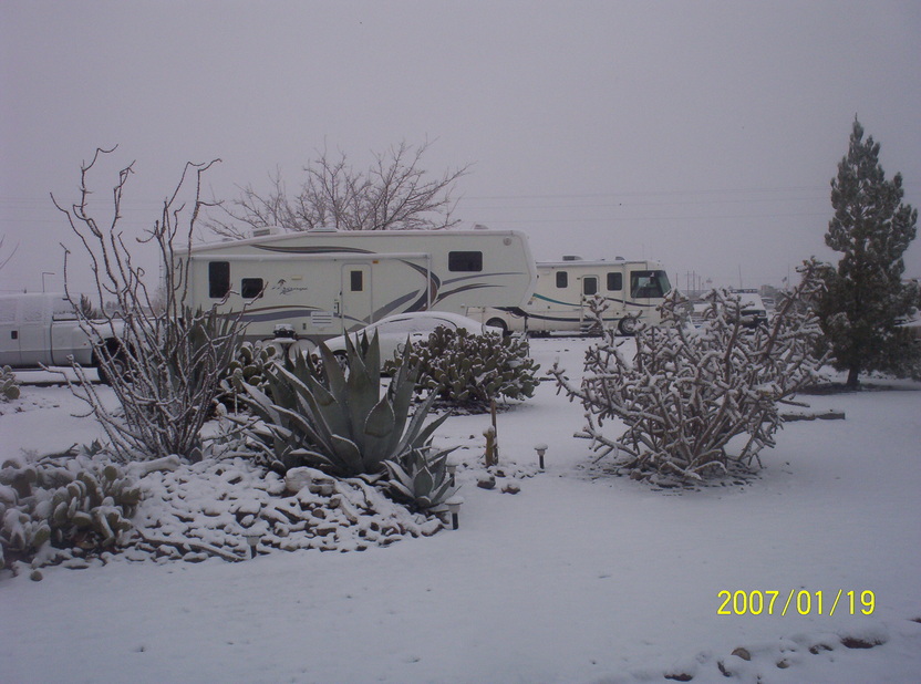 Truth or Consequences, NM: snow in t or c new mexico