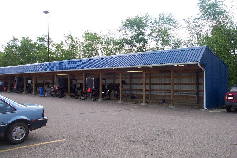 Millersburg, OH: Hitching Post at Millersburg Wal-Mart