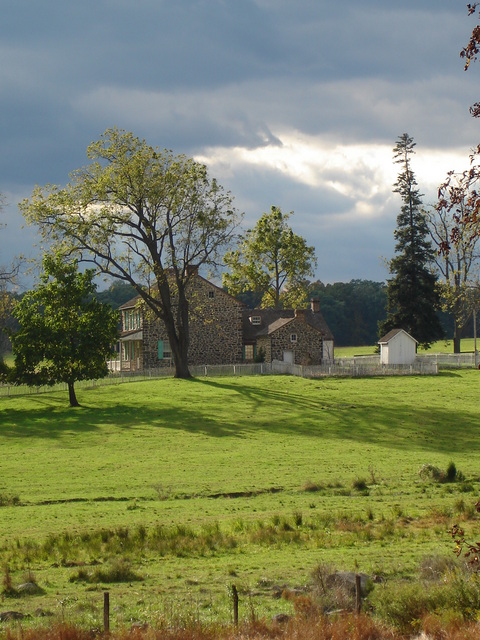 Gettysburg, PA: The John Rose farmstead on the Gettysburg battlefield