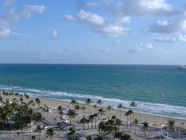 Fort Lauderdale, FL: Beach from Bahia Mar Hotel