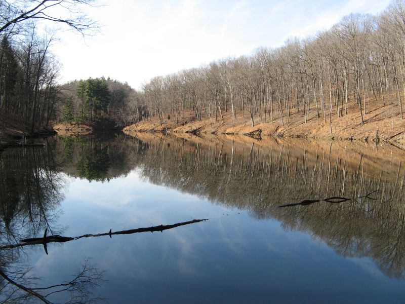 Bloomington, IN: Griffey Lake in December - Bloomington, IN