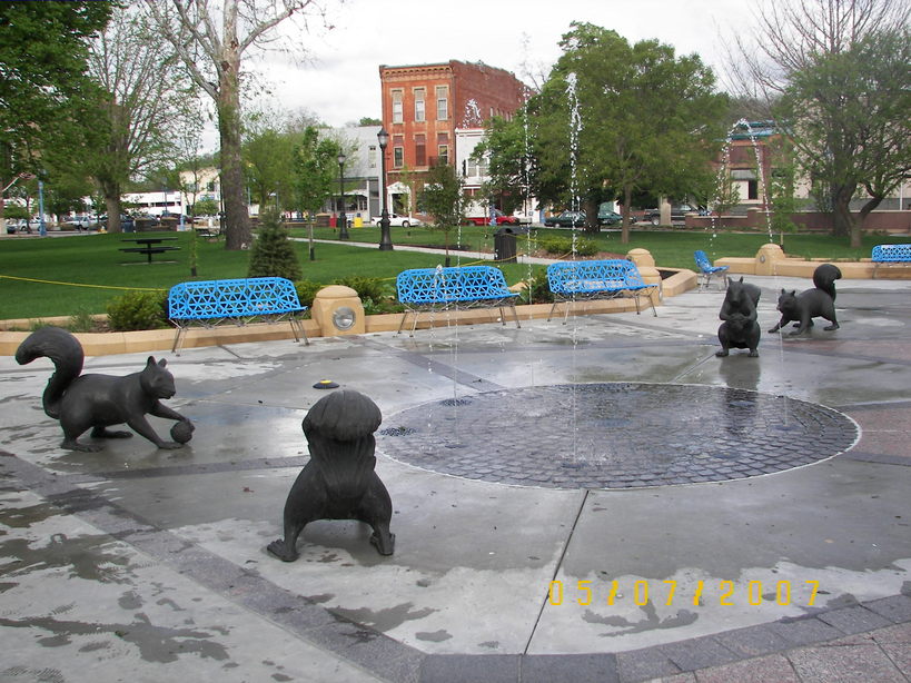 Council Bluffs, IA: Bayliss Park Kids Fountain