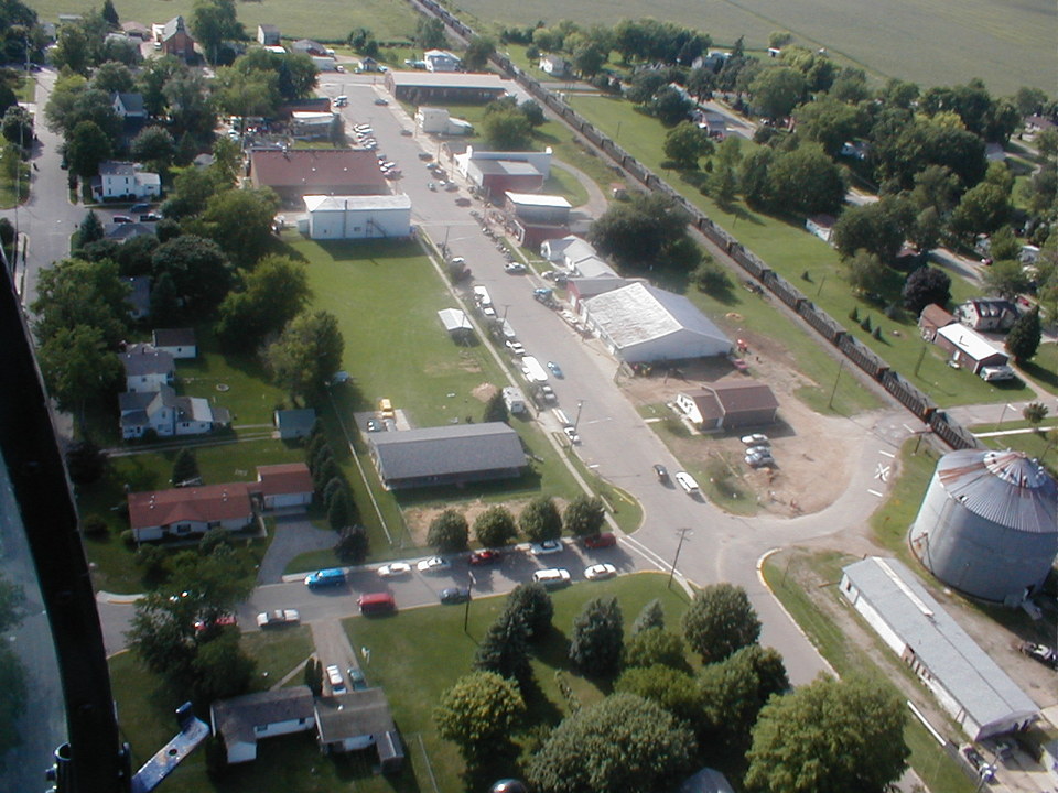 Mulliken, MI: Main street - August 24, 2002