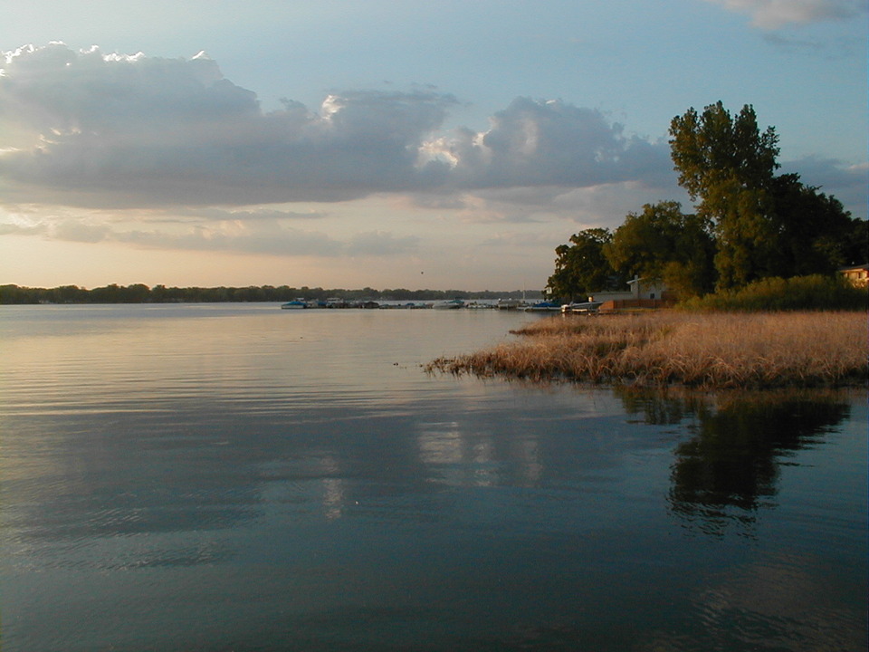 Twin Lakes, WI: Lake Elizabeth looking north