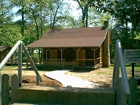 Urania, LA: Cabin at the Potty Tannehill Memorial Park In Urania Louisiana