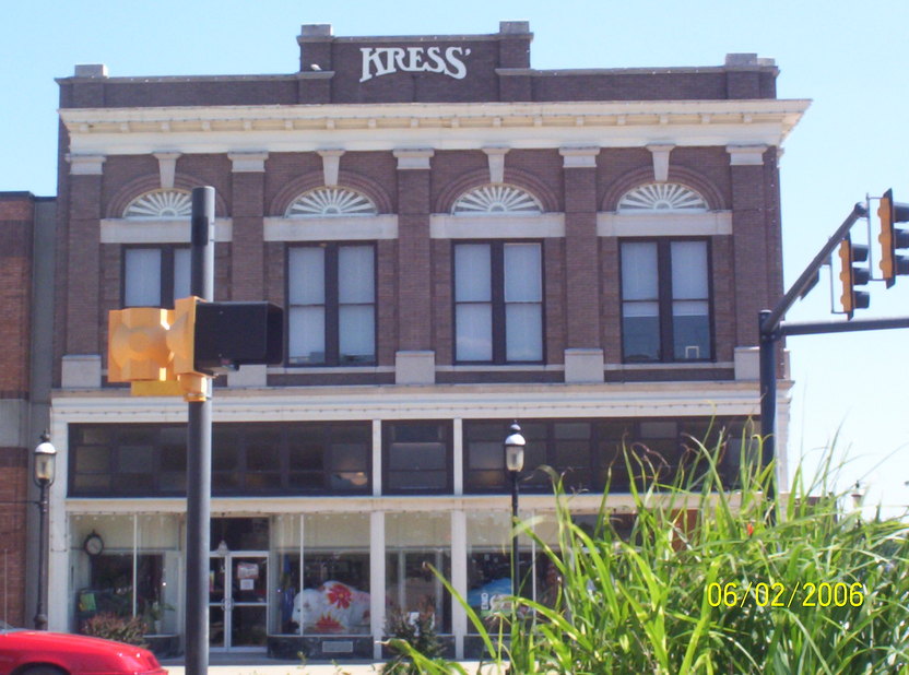 Enid, OK: Old Kress' building downtown enid