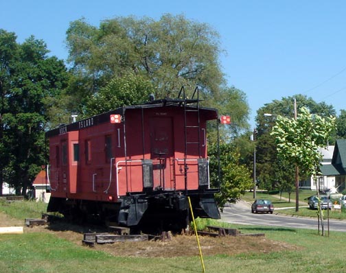 Wilton, IA: Caboose at the Rock Island Depot 2006