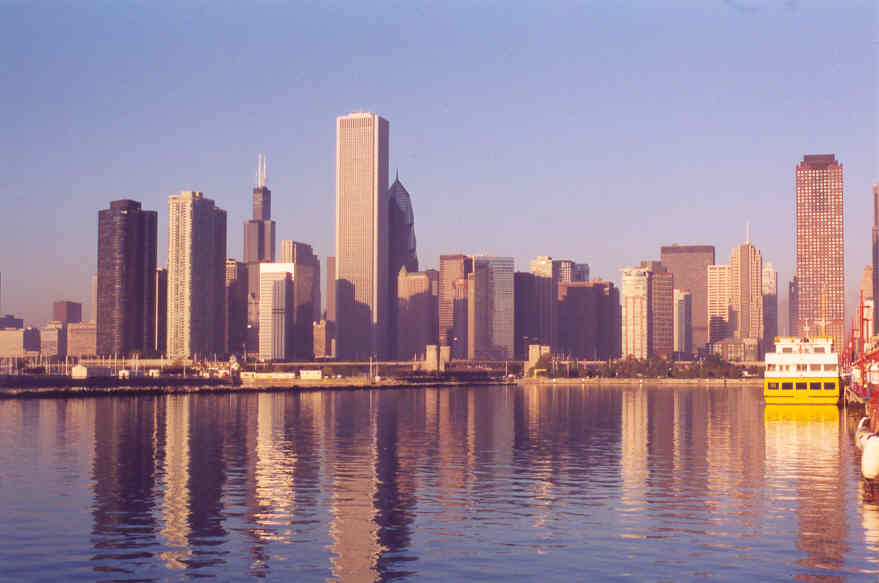 Chicago, IL: Skyline Reflections