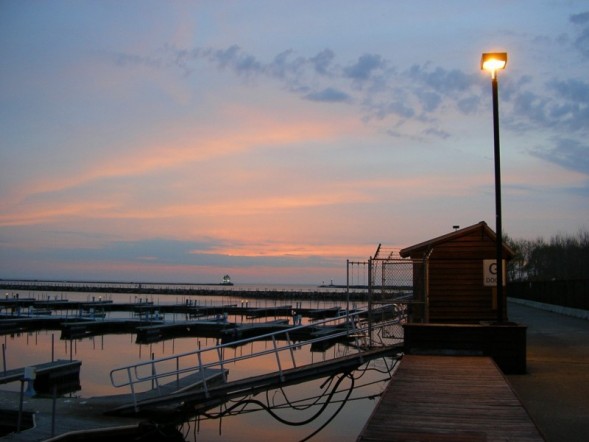 Lorain, OH: Off the Pier at the Marina