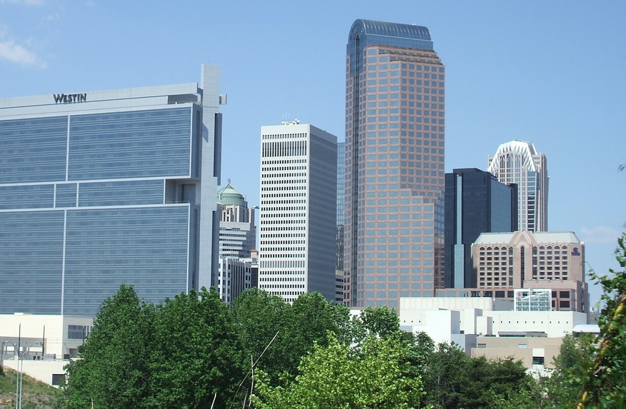 Charlotte, NC City From Morehead RD photo, picture, image (North