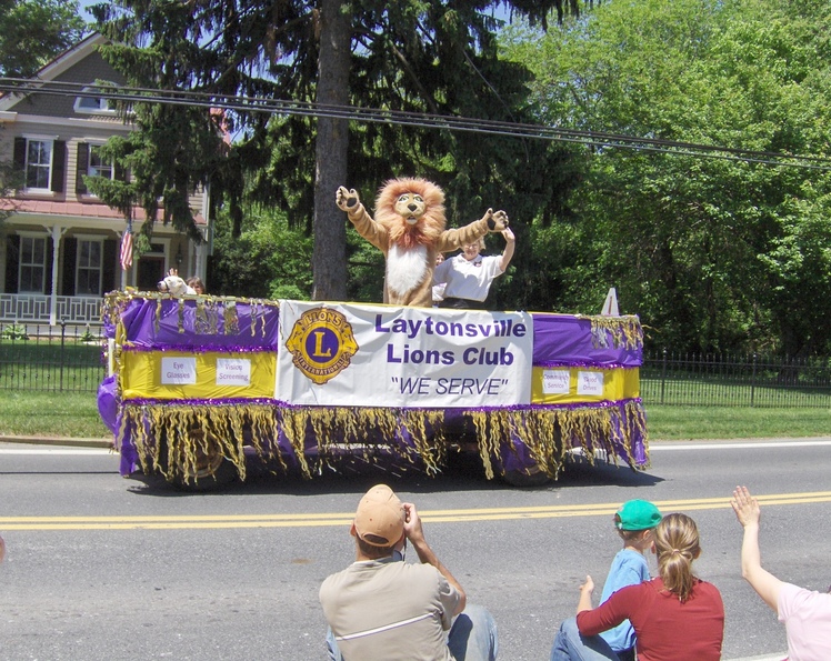 Laytonsville, MD: Laytonsville Town Parade Lions Club Float 2007