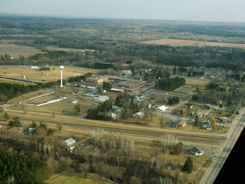 Pillager, MN: Aerial Photo of Pillager, Minnesota