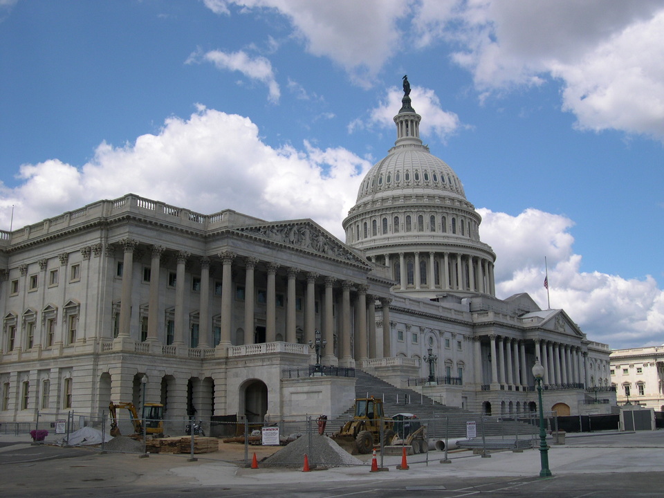 Washington, DC: National Capitol Building (under constuction)