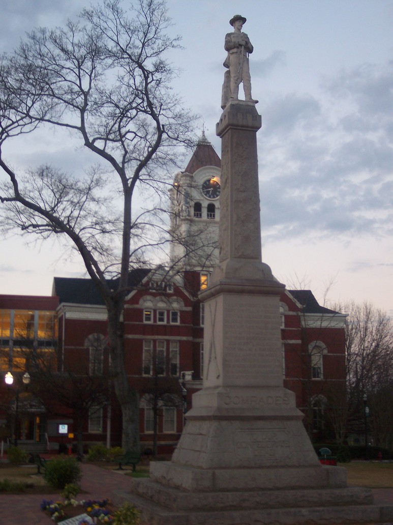 McDonough, GA: Statue on the McDonough Square
