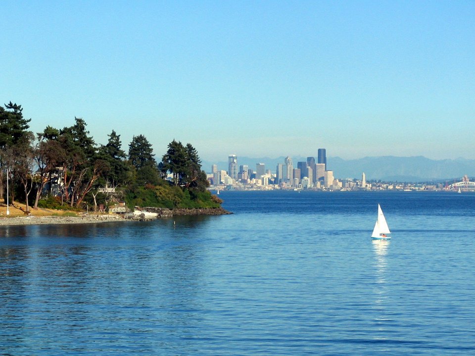 Seattle, WA: Seattle, from Bainbridge Island