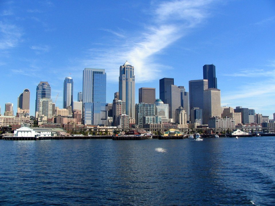 Seattle, WA: Seattle, from Bainbridge Island ferry