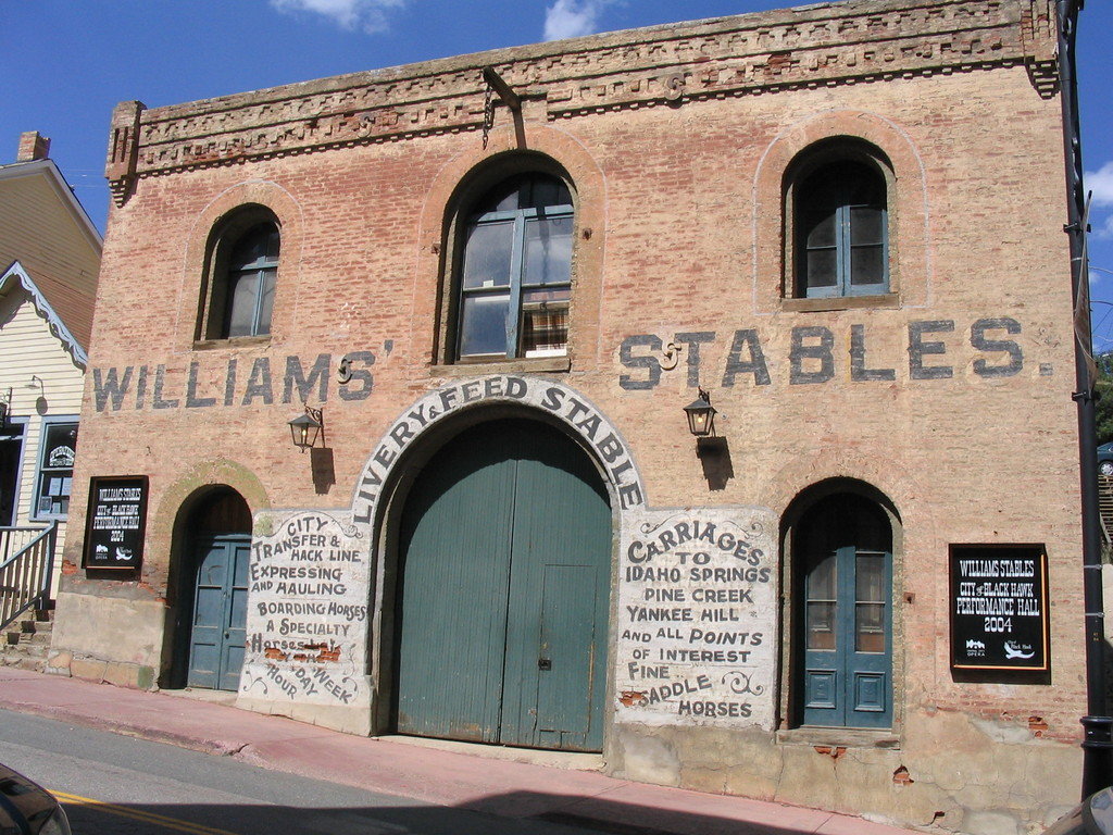 Central City, CO: Williams' Stables, now used as a black box theater