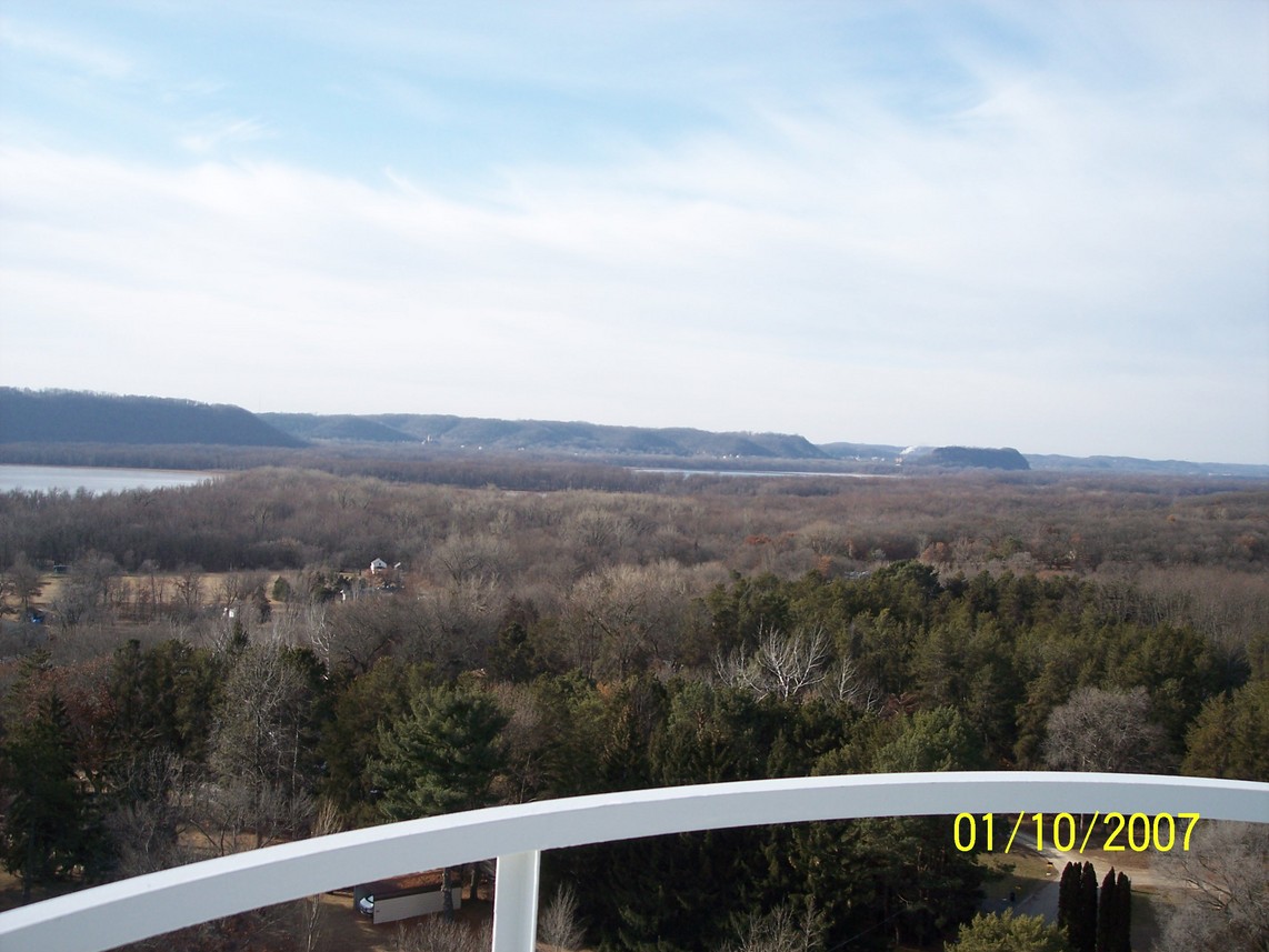 Bay City, WI: Bay city from the water tower