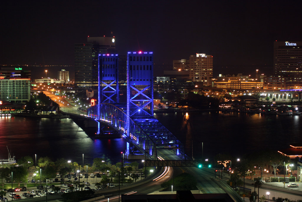 Jacksonville, FL: Night Scene