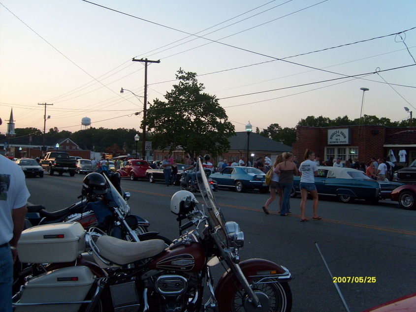Oakboro, NC Main Street during the CruiseIn photo, picture, image