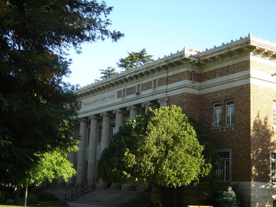 Red Bluff, CA: Tehama County Courthouse in Red Bluff