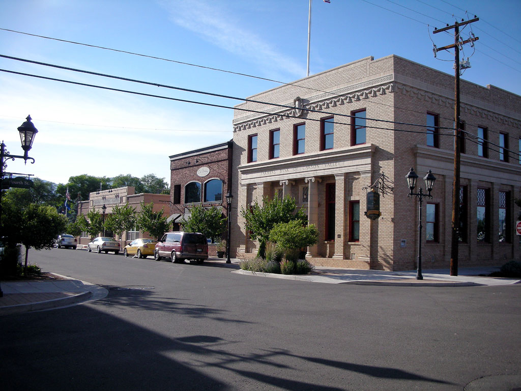 Minden, NV Downtown street in Minden photo, picture, image (Nevada