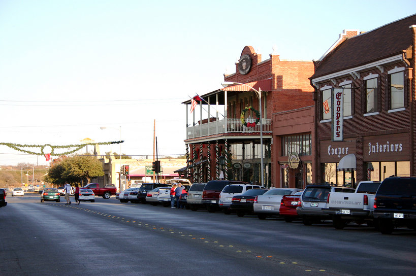 San Angelo, TX Christmas in downtown San Angelo photo, picture, image