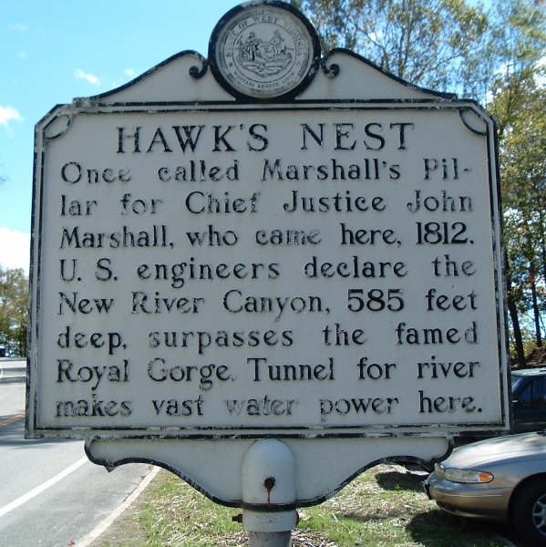 Ansted, WV: Hawks Nest State Park