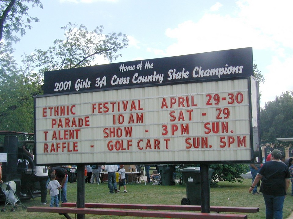 Ballinger, TX: Texas State Ethnic Festival last full weekend in April