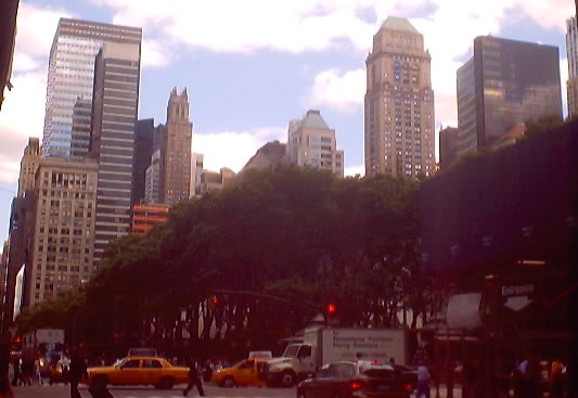 New York, NY: New York City-42 Street & 6 Ave (Americas)--Bryant Park.