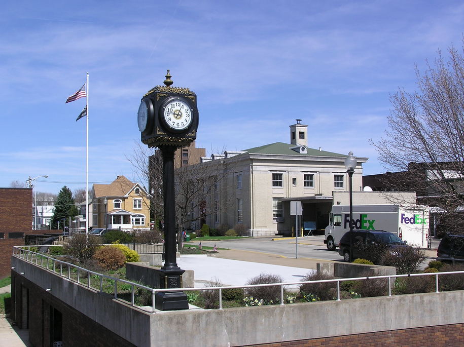 Connellsville, PA : Bicentennial Clock Connellsville photo, picture ...