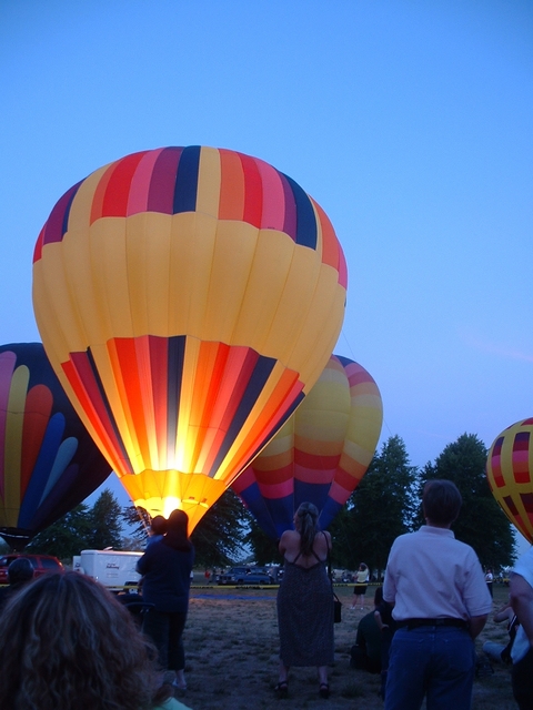 Albany, OR : NW Art & Air Festival Night Glow photo, picture, image