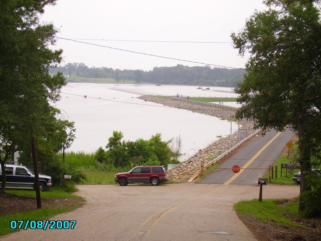 Mooringsport, LA Caddo Lake Dam Road 7.8.7 photo, picture, image