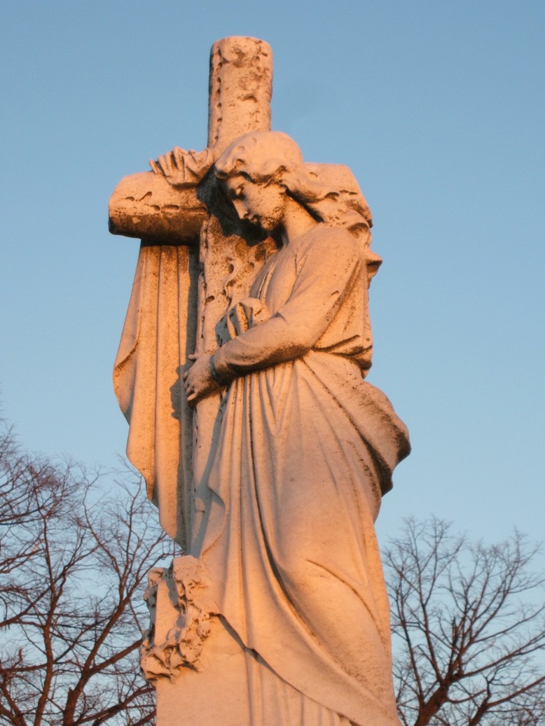 Baltimore, MD: Statue, Zion Lutheran Church